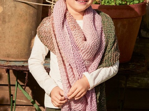 Strickanleitung XXL-Schal Iliana