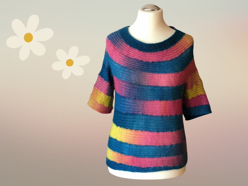 Shirt Patentspirale Strickanleitung