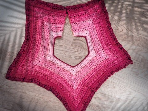 Häkelanleitung Tuch "Cotton Candy"