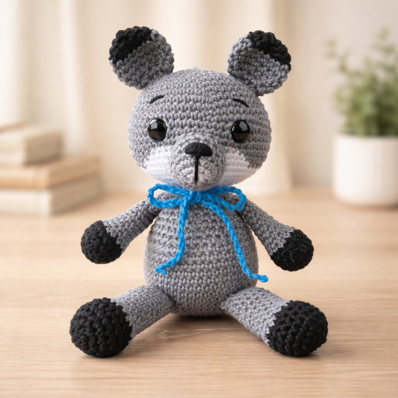 Häkelanleitung Wolf Wito, Amigurumi, Wolf häkeln