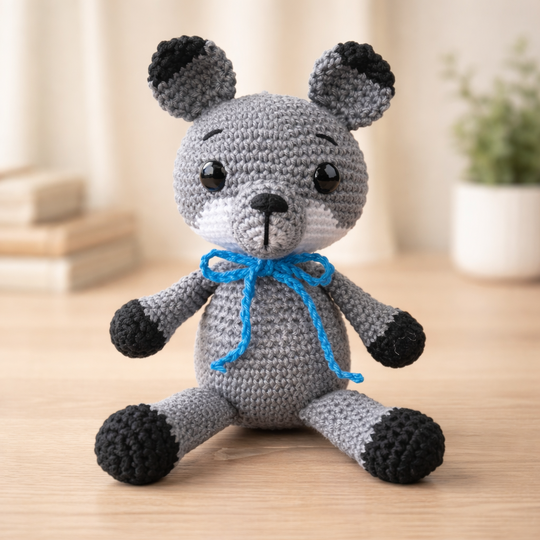 Crochet Pattern Wito the Wolf, Amigurumi, crochet Wolf