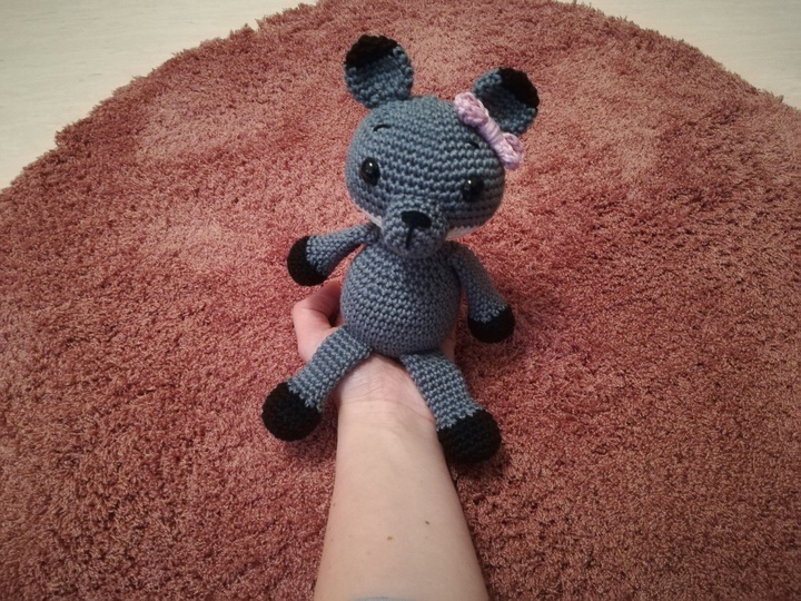 Häkelanleitung Wolf, Amigurumi Wolf häkeln, Wolf häkeln, Kuscheltier häkeln