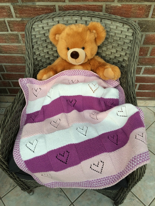 Strickanleitung für "ige" Babydecke