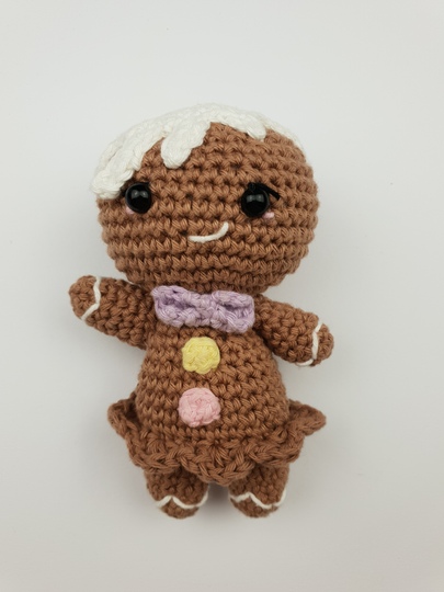 Lebkuchenfrau häkeln • PDF Häkelanleitung • Deutsch • Amigurumi