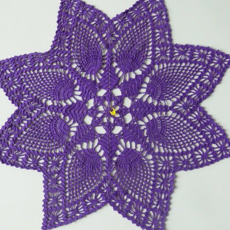 Häkelanleitung * Häkeldeckchen Doily Advent 2018 * Snowflake Pineapple Doily