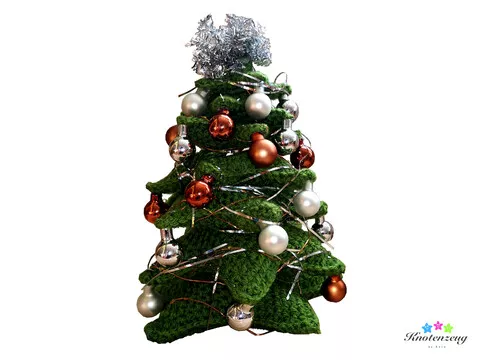 Weihnachtsbaum, Häkelanleitung