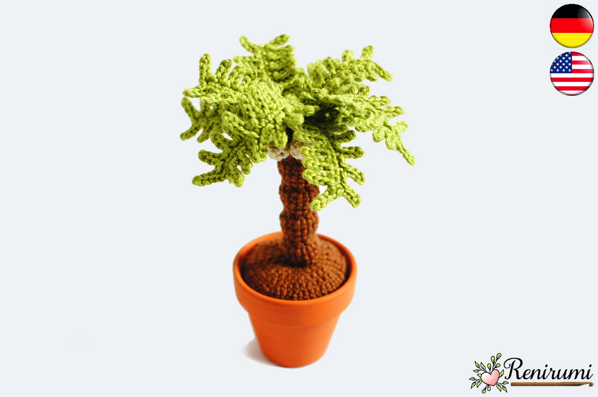 Crochet pattern palm tree