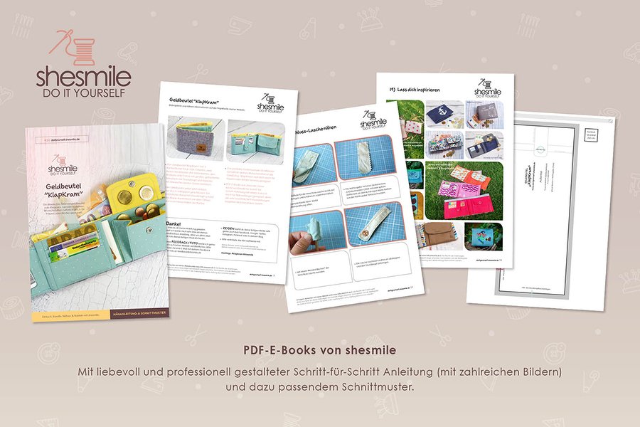 Geldbeutel "KlapKram" (Nähanleitung und Schnittmuster)