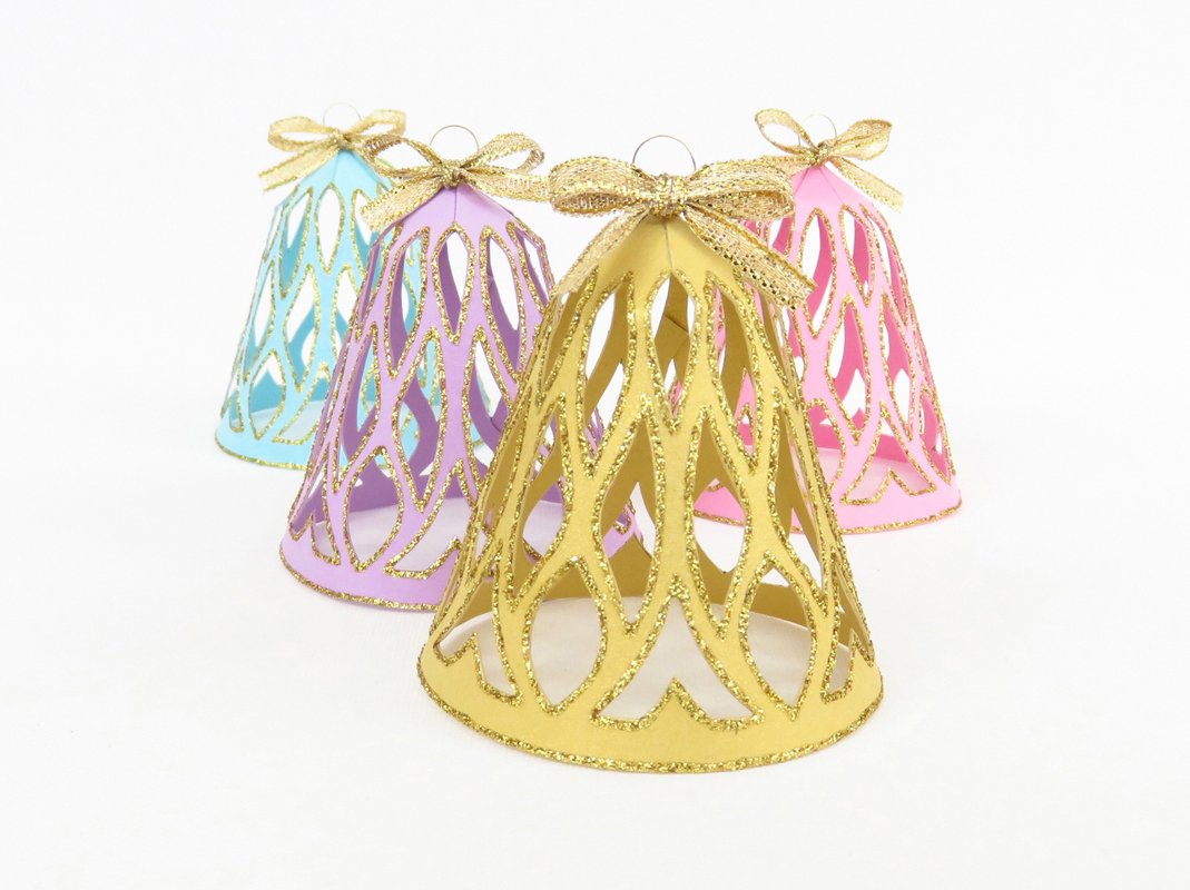 Tannenbaumanhänger – Glöckchen – Bastelanleitung und Vorlagen