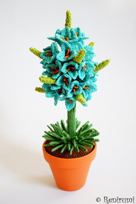 Häkelanleitung Blue Puya - Bild 2