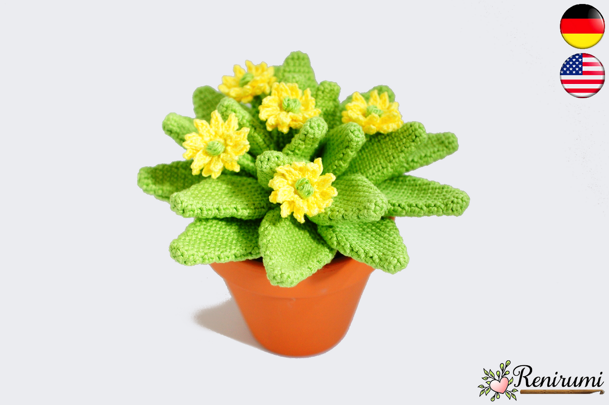 Häkelanleitung Echeveria