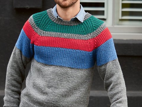 Strickanleitung Raglanpullover Maart