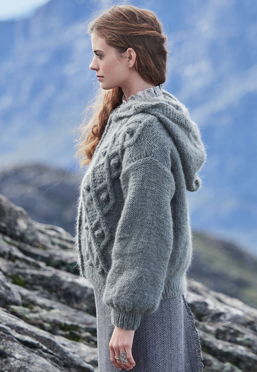 Strickanleitung Kapuzenjacke Lileas