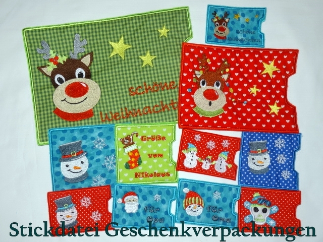 Geschenkverpackung Stickdatei ITH 10x10cm