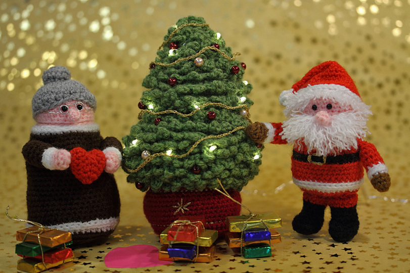 Häkelanleitung Sweepies Ü-Engel, Ü-Oma & Ü-Weihnachtsfrau