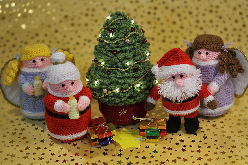 Häkelanleitung Sweepies Ü-Engel, Ü-Oma & Ü-Weihnachtsfrau