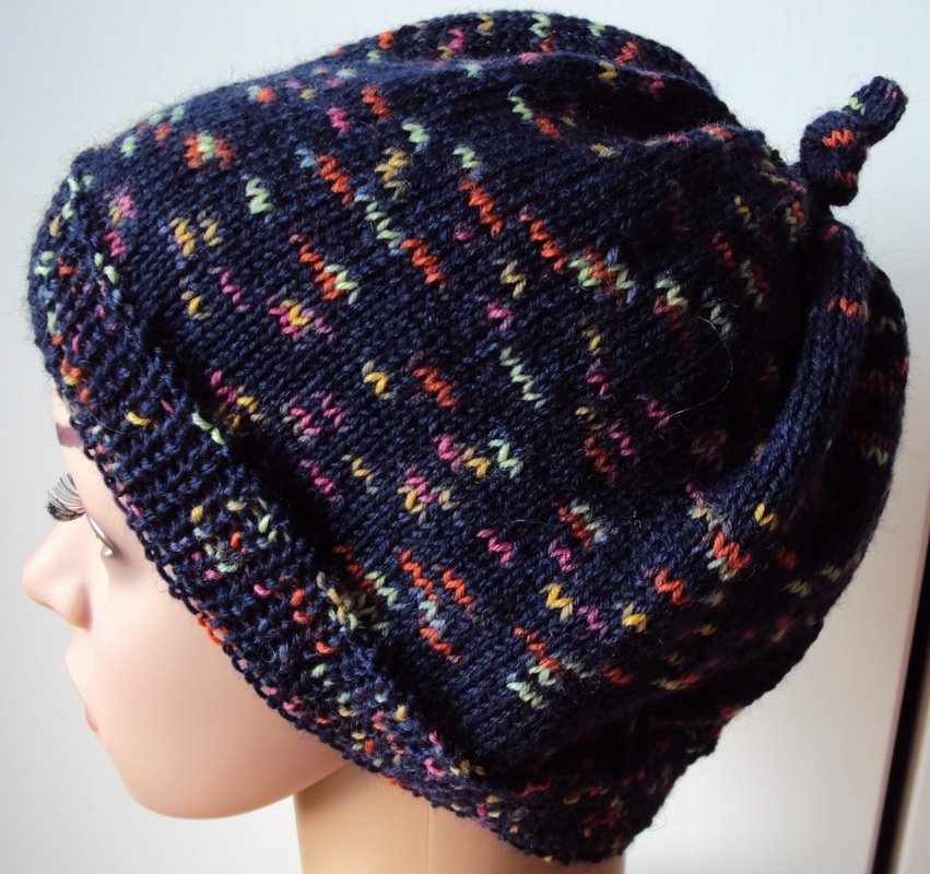 Mütze aus Sockenwolle