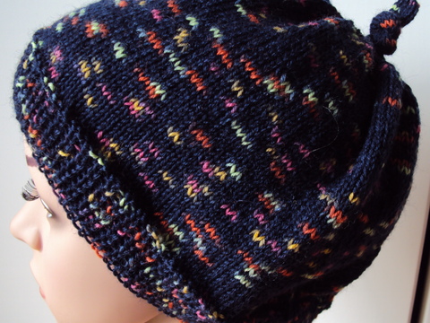Mütze aus Sockenwolle