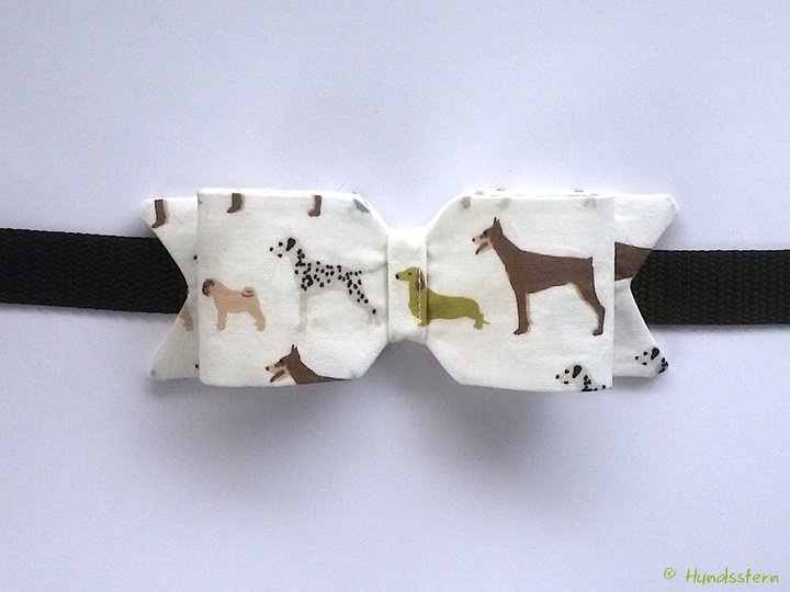 JANE Bow for Dog Collar in 3 sizes- Sewing Pattern