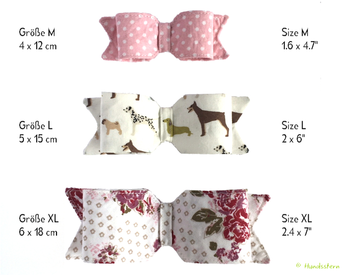 JANE Schleife für Hunde 3 Gr. Nähanleitung+Schnitt