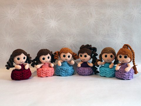 Häkelanleitung kleines Püppchen Janine