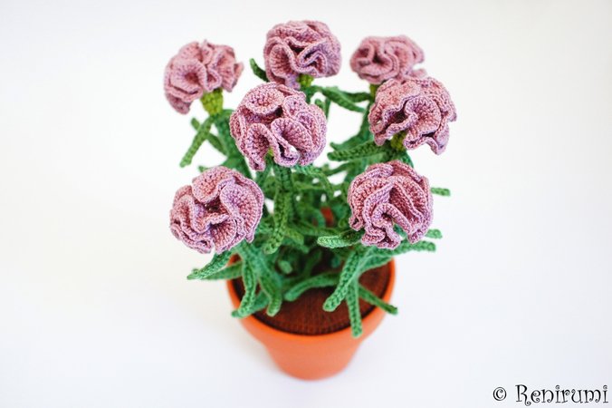 Crochet pattern Carnation