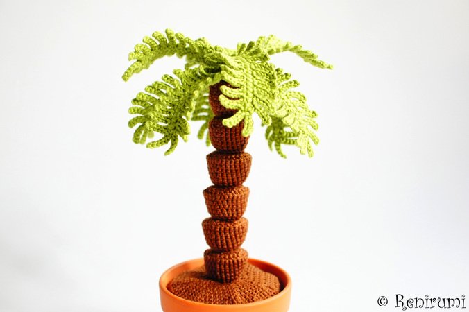 Crochet pattern Palm Tree