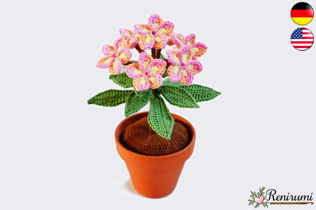 Häkelanleitung Plumeria