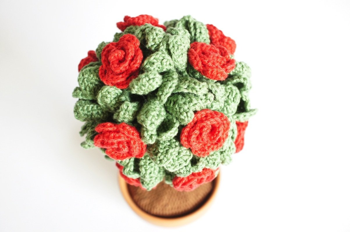 Crochet pattern Rose Tree