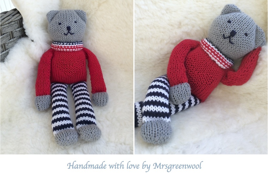 Strickanleitung für Teddy mit Loop