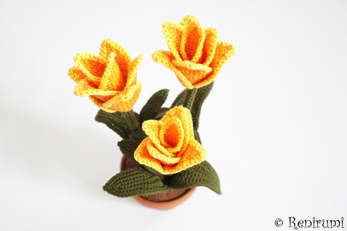 Crochet pattern Tulip