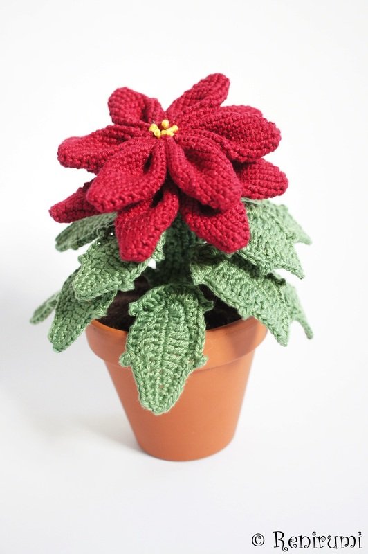 Crochet pattern Poinsettia - Image 3