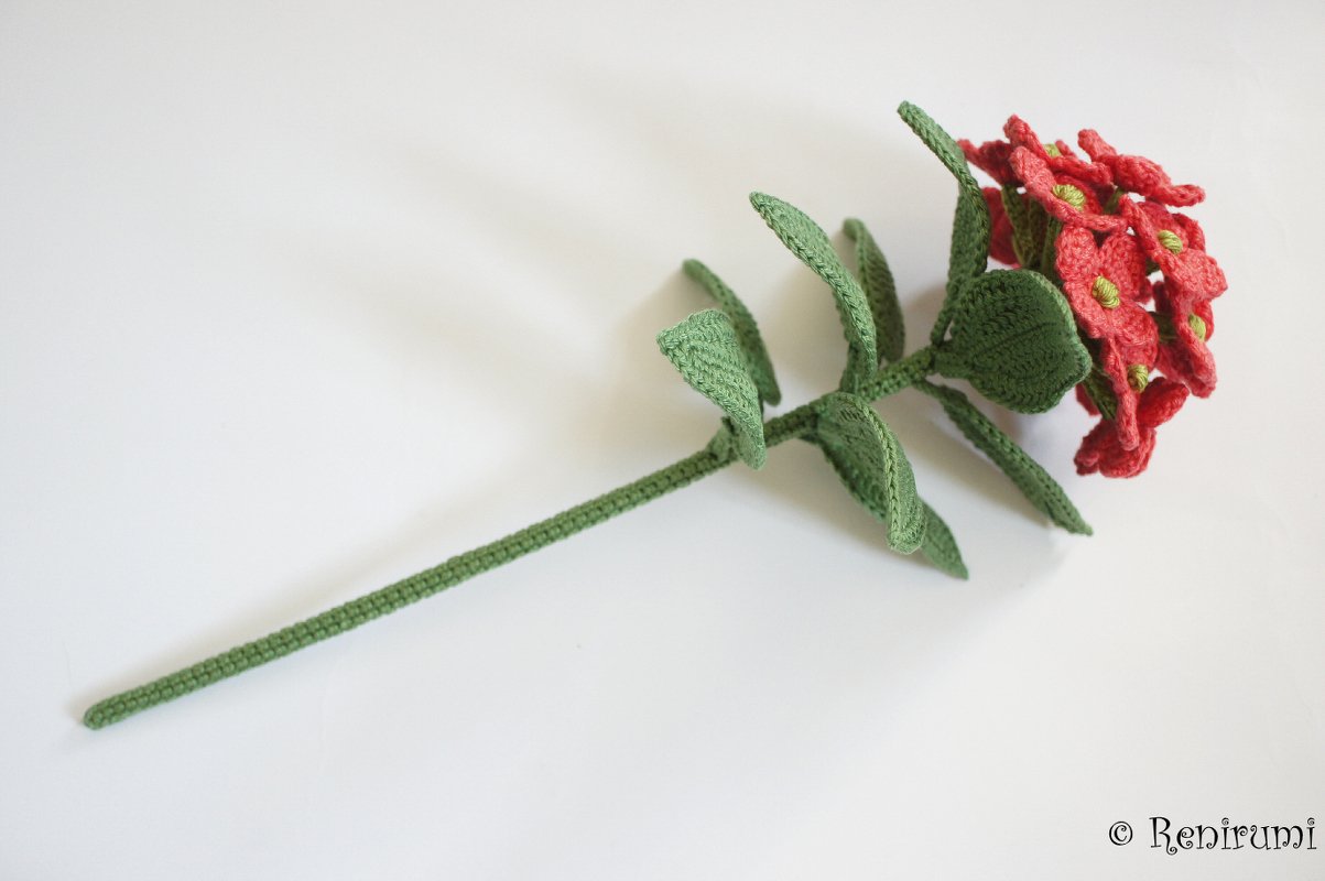 Crochet pattern Cutflower Hydrangea - Image 5