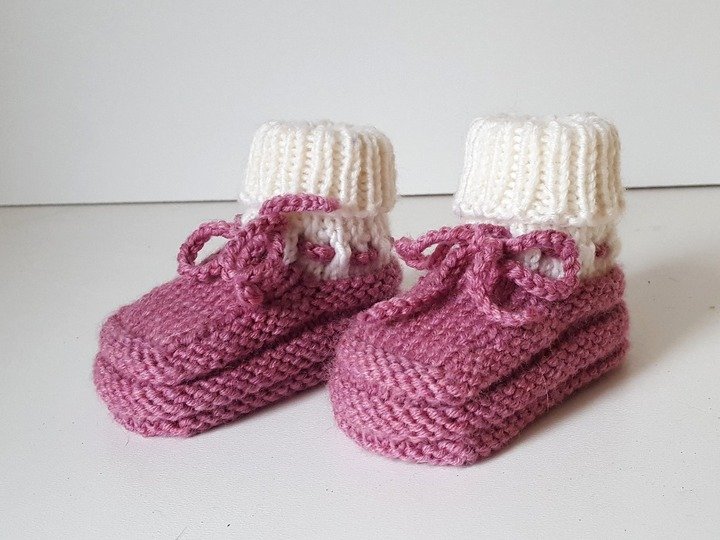 Strickanleitung Baby-Set, Mütze und Booties, ca. 0 - 6 Monate  #239