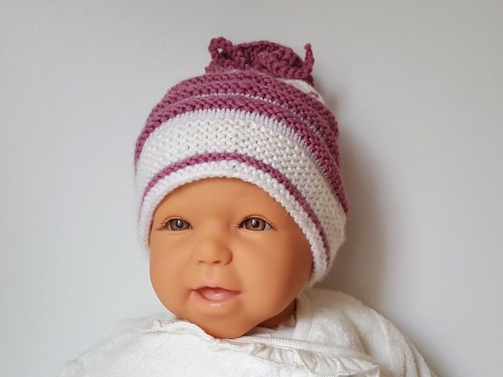 Strickanleitung Baby-Set, Mütze und Booties, ca. 0 - 6 Monate  #239