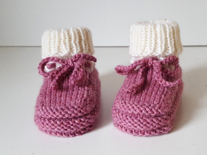 Strickanleitung Baby-Set, Mütze und Booties, ca. 0 - 6 Monate  #239
