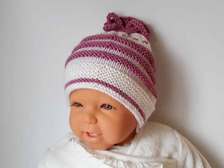 Strickanleitung Baby-Set, Mütze und Booties, ca. 0 - 6 Monate