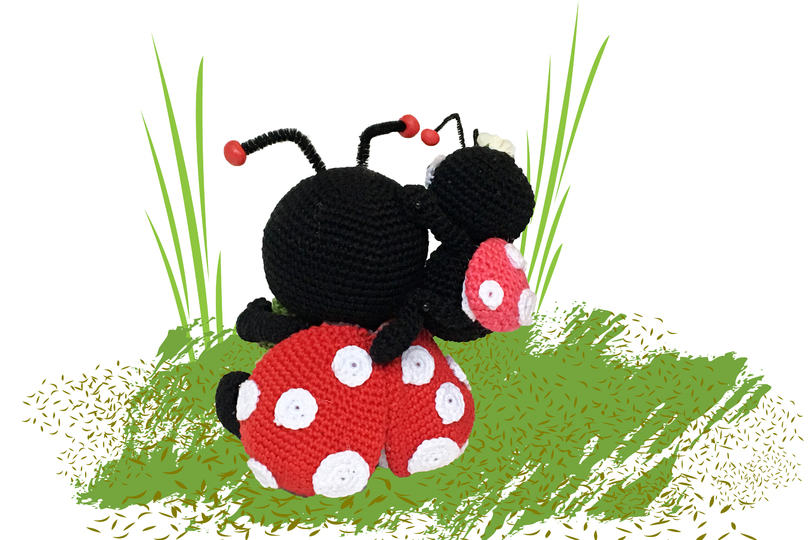 Marienkäferfamilie Häkelanleitung Amigurumi