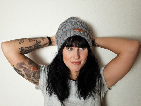 134 Strickanleitung Beanie Longbeanie Wurm unisex