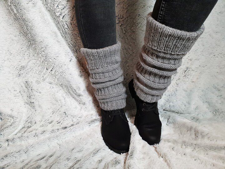 136 Strickanleitung Stulpen Beinstulpen Wurm