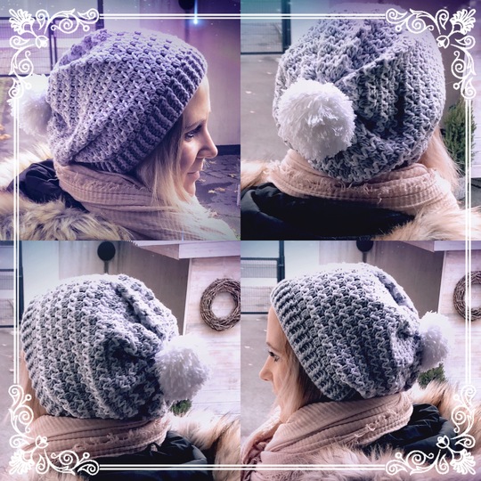 Häkelanleitung Beanie "Snowflake"