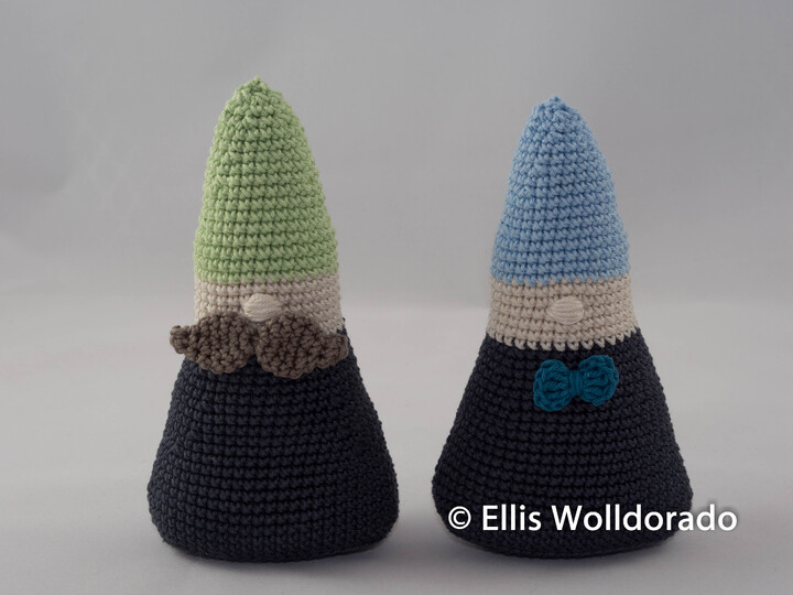 Wichtel Dreigestirn, Häkelanleitung