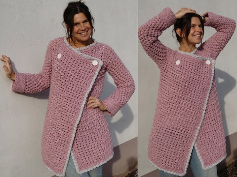 Häkelweste ENJOY (für alle Größen leicht anzupassen)