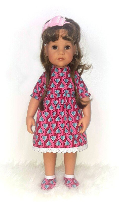 Schnittmuster 38 Modelle für Gr: 50cm Puppenkleidung - Bild 14