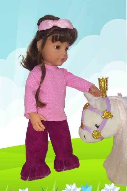 Schnittmuster 38 Modelle für Gr: 50cm Puppenkleidung - Bild 5