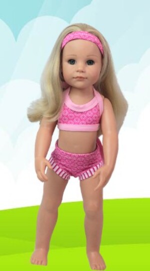 Schnittmuster 38 Modelle für Gr: 50cm Puppenkleidung