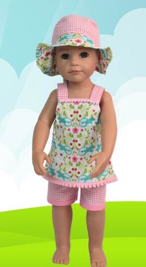 Schnittmuster 38 Modelle für Gr: 50cm Puppenkleidung