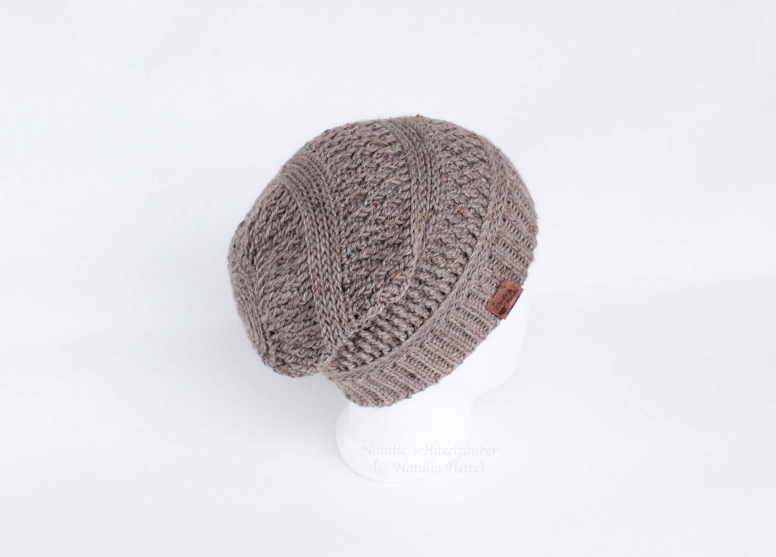 Beanie "Wie gestrickt", alle Gr., einfach