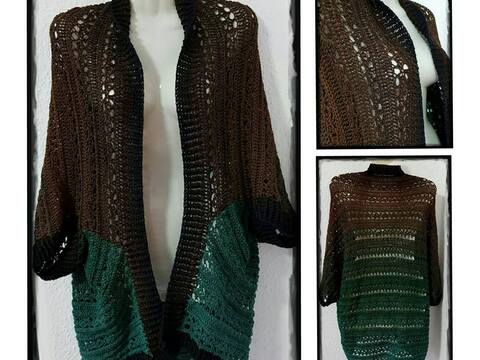 Seelenwärmer "Waldfee" - Häkelanleitung - ALLE Größen - einfaches Muster - Bobbel geeignet - Anfänger geeignet