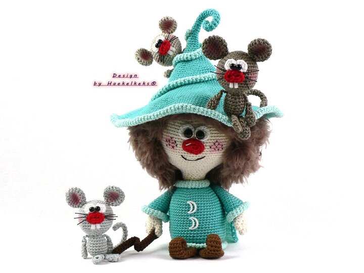 Zauberlehrling und Freunde -- Häkelanleitung von Haekelkeks®